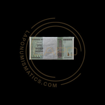 Zimbabwe-50 Trillion Dollar 100 Pcs Pack Uncirculated